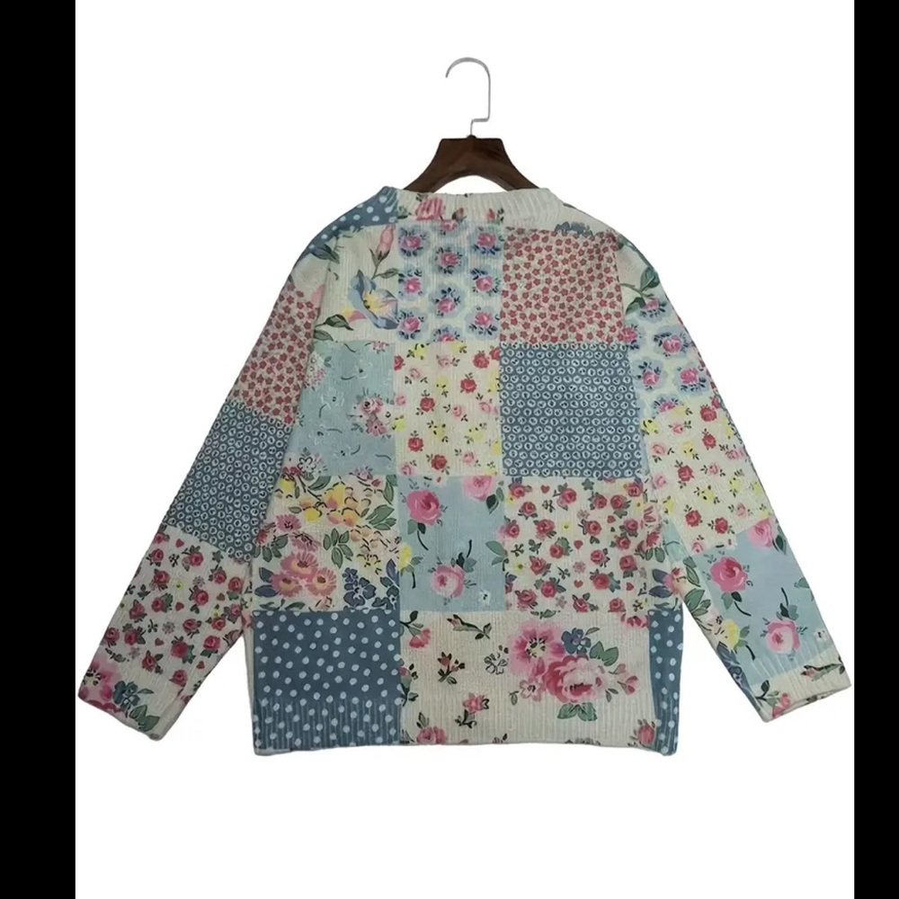 Floral Patchwork Cardigan - image 5